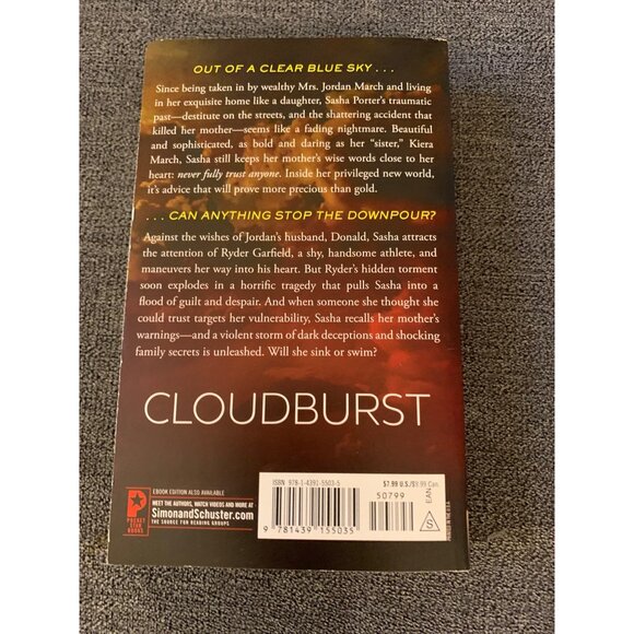 V.C. Andrews "Cloudburst" Paperback Book - Picture 2 of 5